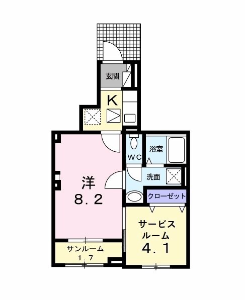 サンライズ　ひまわりの物件間取画像