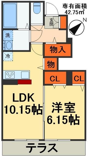 リヴェールの物件間取画像