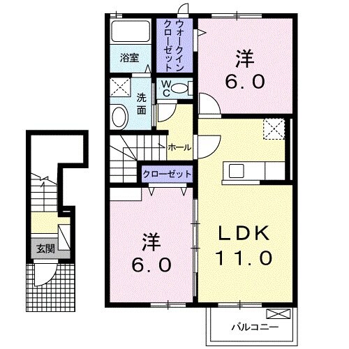 セレーネの物件間取画像