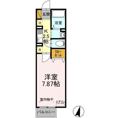 ルミエールAの物件間取画像