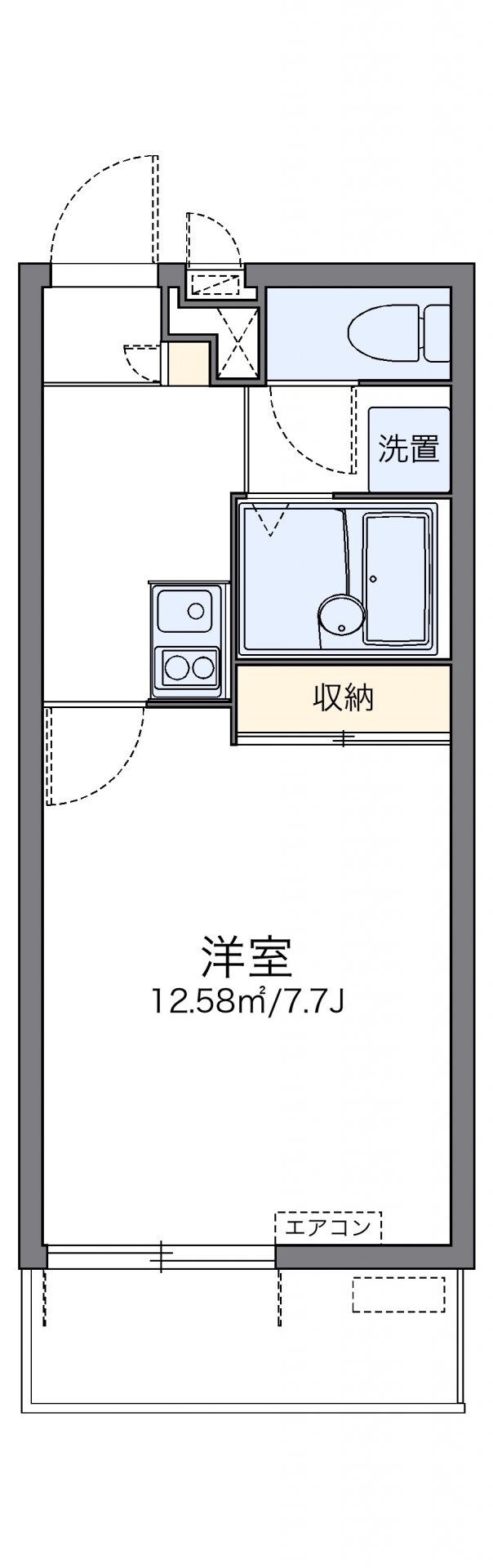 レオパレスル　パサージュの物件間取画像