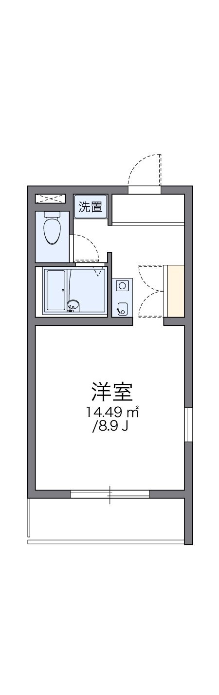 レオパレスエースIIの物件間取画像