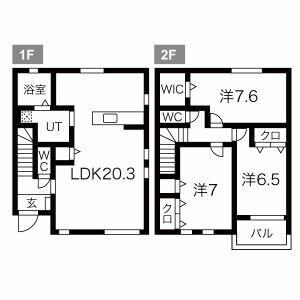 グランデK Iの物件間取画像