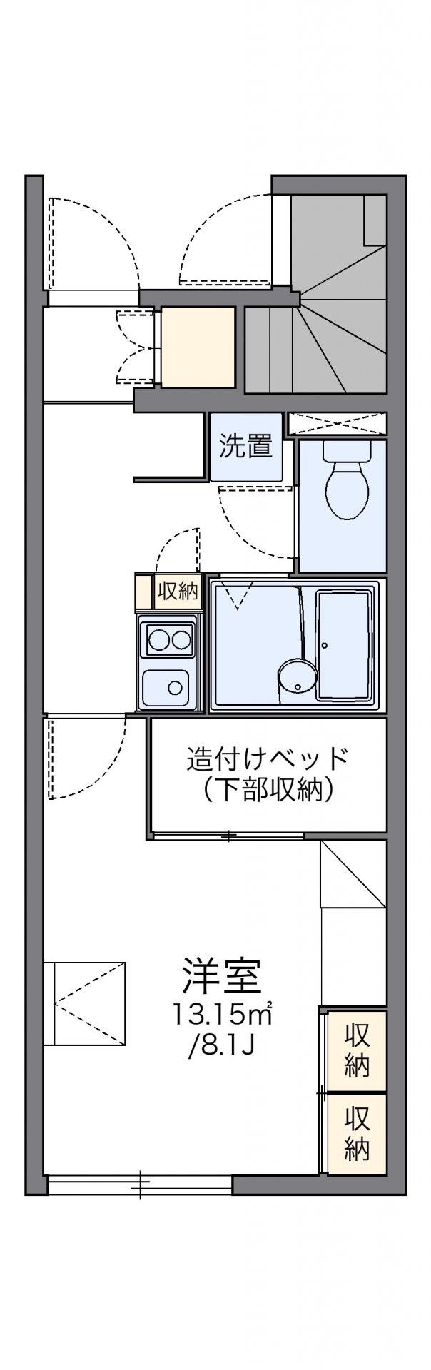 レオパレスアバンギャルドの物件間取画像