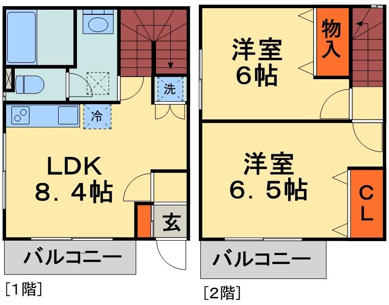 メゾンドローズ　の物件間取画像