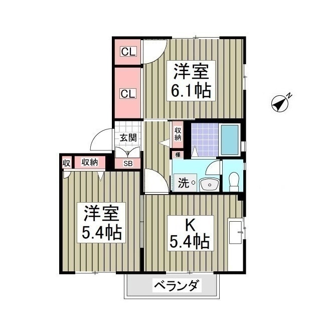 エスプワールの物件間取画像