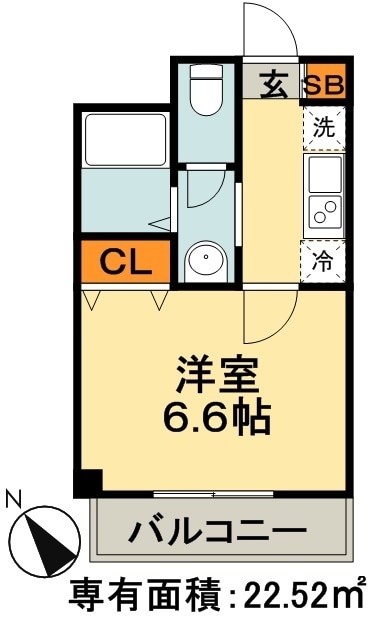 カレラ１　の物件間取画像