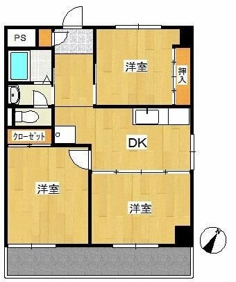 海浜不動産第２ビルの物件間取画像