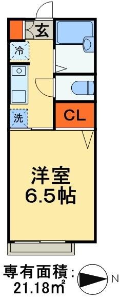 セントラル本郷の物件間取画像