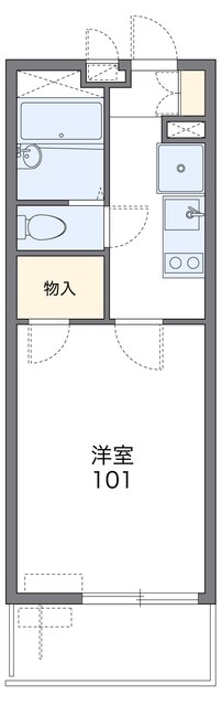 レオパレスサンヴィレッジの物件間取画像