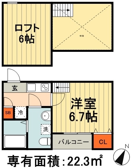 本千葉レジデンスの物件間取画像