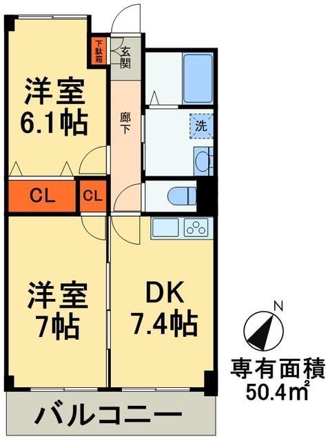 斎藤マンションの物件間取画像