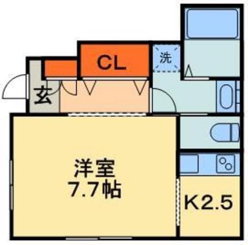 ＯｃｅａｎＦｌａｔの物件間取画像