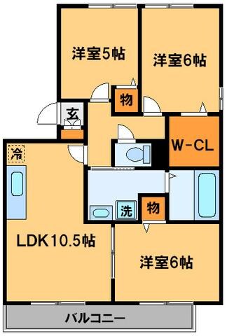 森の丘タウン　の物件間取画像