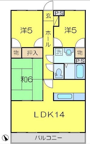 物件間取画像