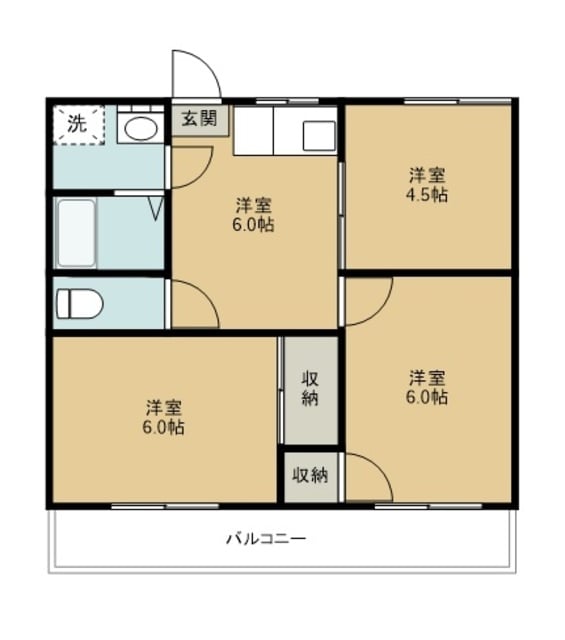 グリーンヒル高橋の物件間取画像