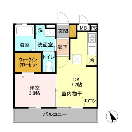 フラッシングメドウの物件間取画像