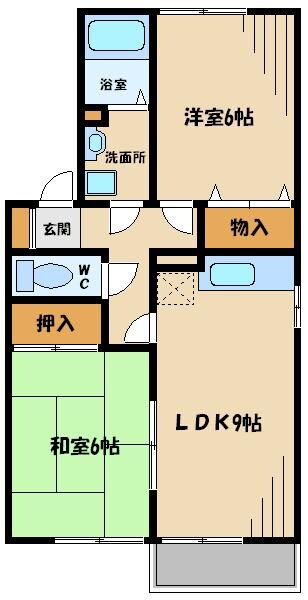 オリエンスの物件間取画像