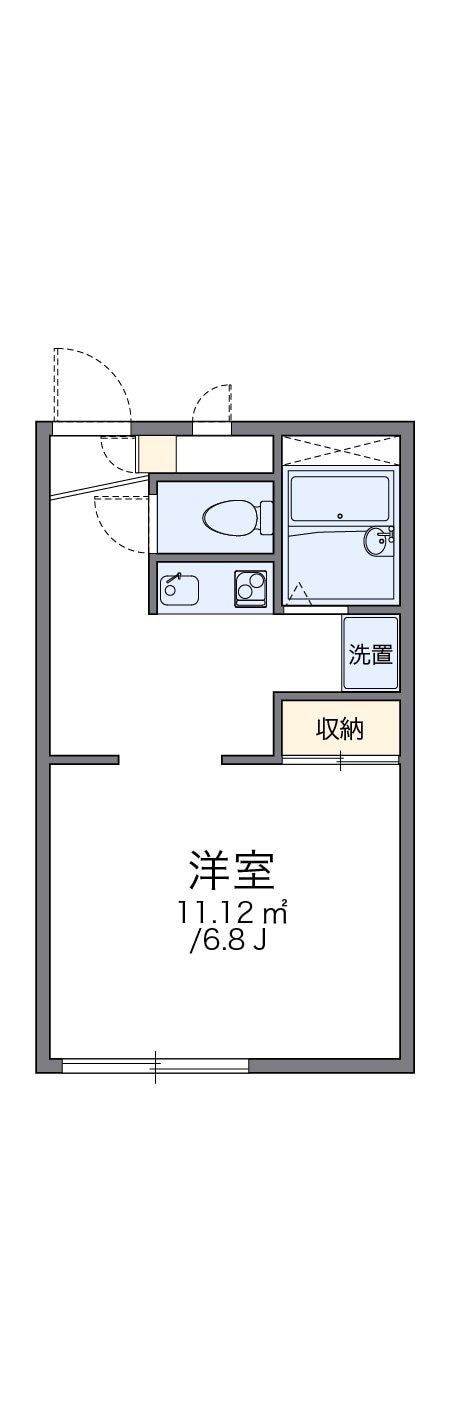 レオパレスＭ＆Ｙの物件間取画像