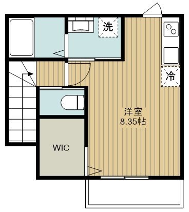 ラークネストＢの物件間取画像