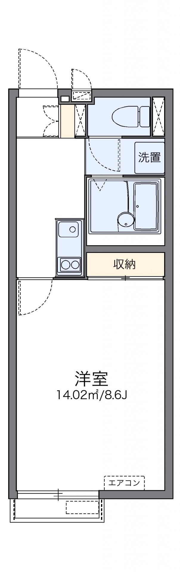 レオネクストシエナの物件間取画像