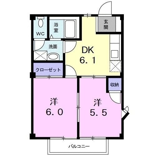 メゾンエトワールの物件間取画像