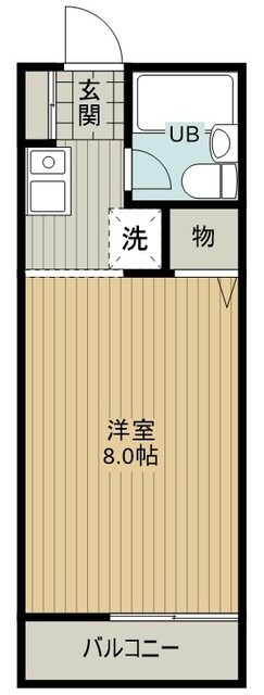 グリーンハイツ山口の物件間取画像