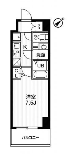 N-stage西所沢の物件間取画像