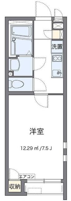 クレイノエカヒの物件間取画像