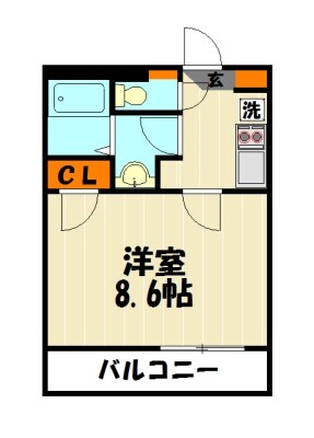 レオネクストパタータの物件間取画像