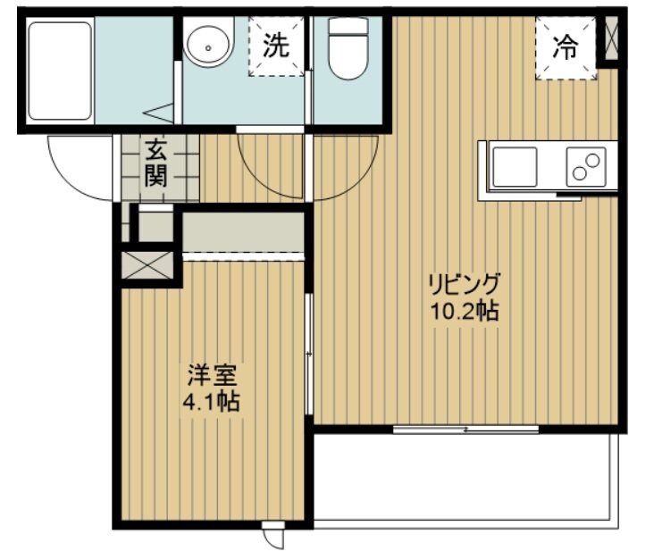 GRADUS入間川の物件間取画像