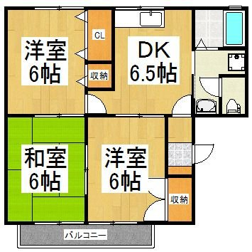 ファミール清瀬の物件間取画像