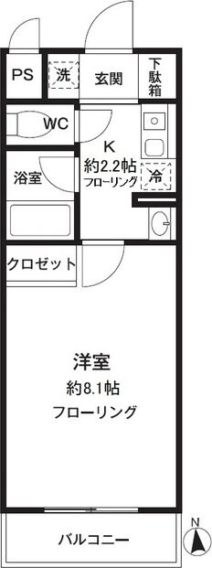 コンフォート　アムールの物件間取画像