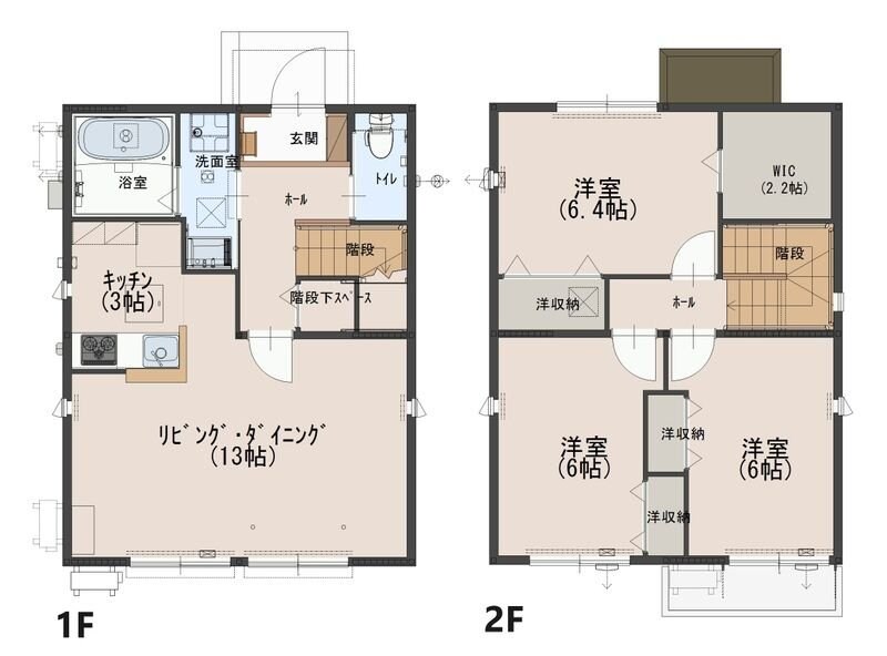 Ｇ－Ｆｏｒｅｓｔ西堀　4号棟の物件間取画像