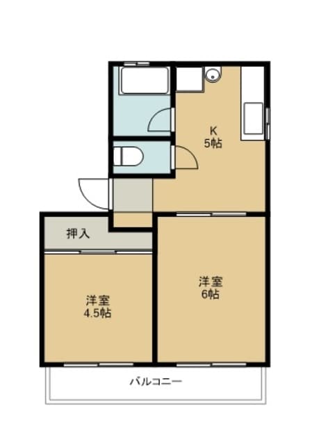 コーポ嶋田IIの物件間取画像