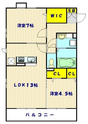 フェリシアの物件間取画像