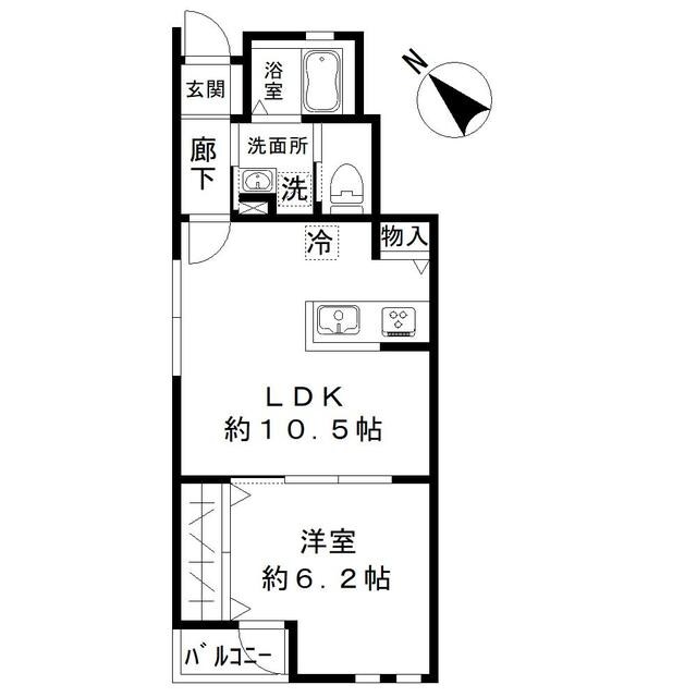 カリーノの物件間取画像