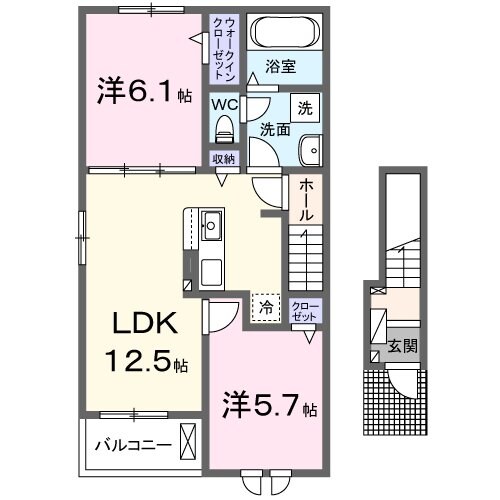 ネオブライツIの物件間取画像