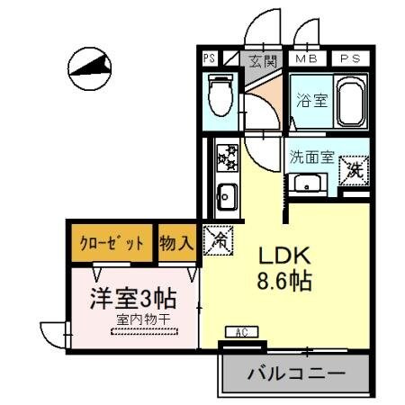 D-Sereno仙波町の物件間取画像