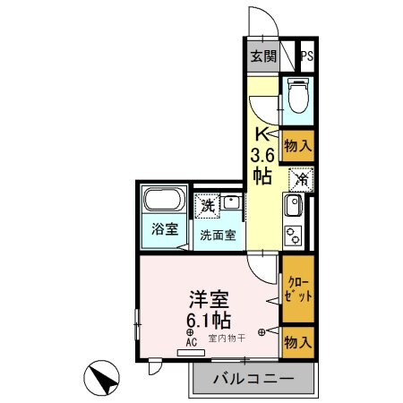 LIBERA　SACRALEの物件間取画像