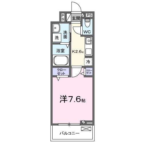 メルヴェーユ本川越の物件間取画像