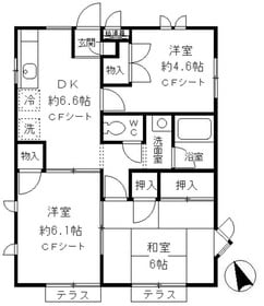 サニーコートＮの物件間取画像