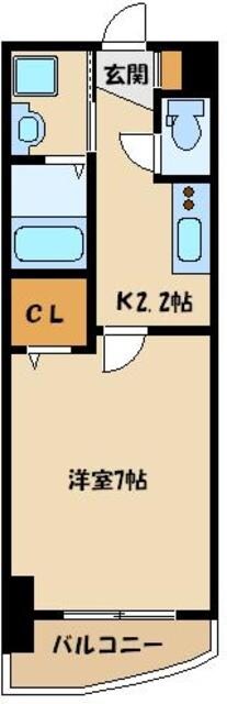 東峰マンションの物件間取画像