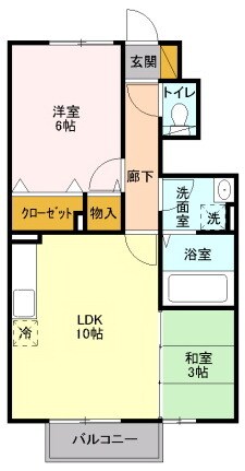 ユーコートの物件間取画像