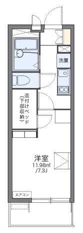 レオパレスリリーの物件間取画像