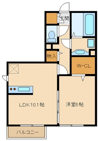 ティルタ　サリの物件間取画像