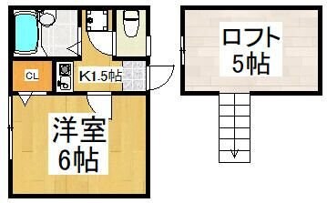 メゾン１８の物件間取画像