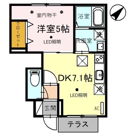 ブルーデイジーの物件間取画像