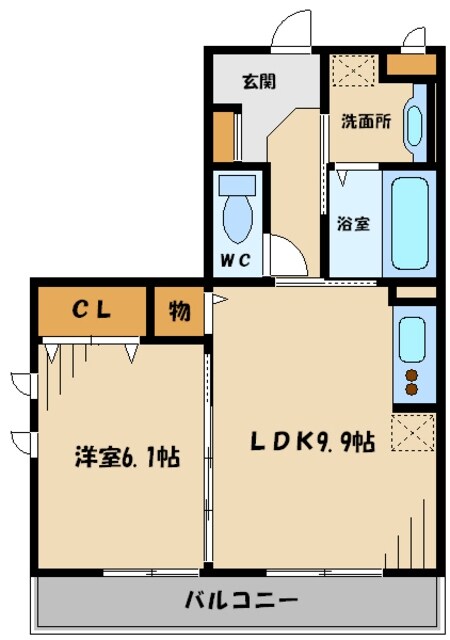 ヴィラグランデの物件間取画像