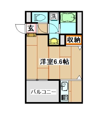 アンプルール フェール S,Sの物件間取画像